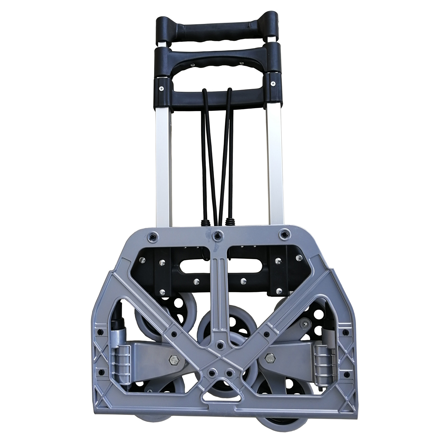 新款6轮爬楼梯车 便携铝制拉杆车手推车 折叠行李车