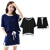 modal Home Furnishings summer new pattern Short sleeved shorts Two piece set Thin section Korean Edition Easy yoga Sports suit modal Home Furnishings summer new pattern Short sleeved shorts Two piece set Thin section Korean Edition Easy yoga Sports suit