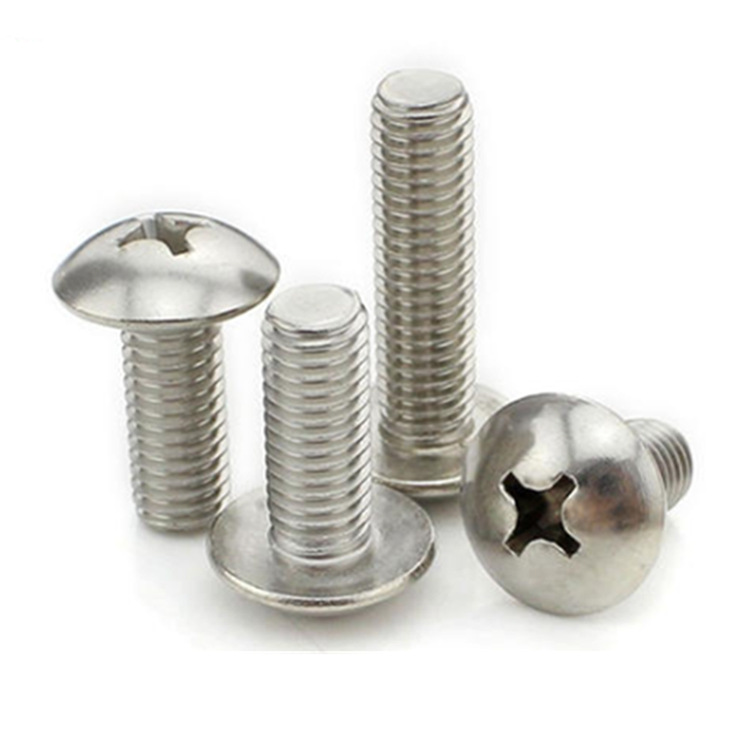 304不锈钢十字大扁头机螺丝钉jisb1111t蘑菇大盘头m2m25