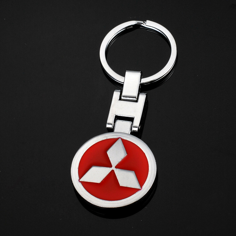 Applicable to All Kinds of Car Key Ring Wholesale H Buckle Car Metal Keychains Fashion Individual Car Logo Key Ring