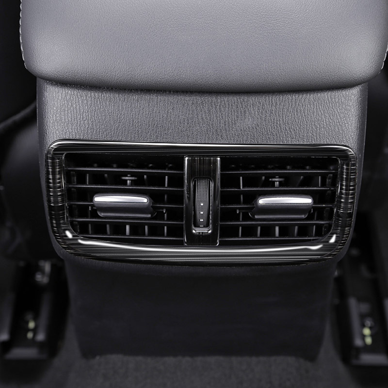 适用于马自达阿特兹2020款不锈钢后排空调出风口框装饰条内饰改装