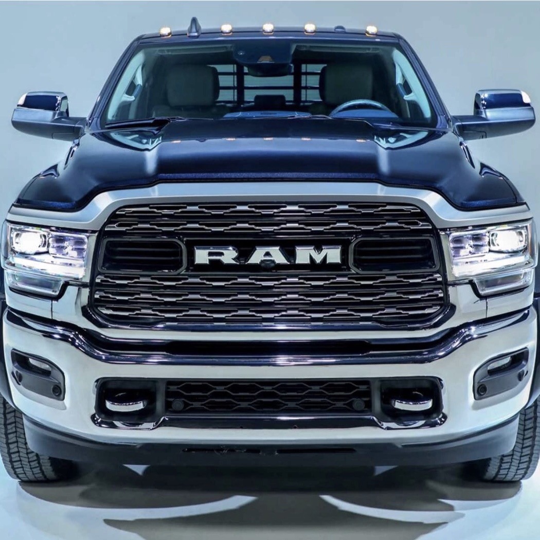 适用道奇ram 1500 中网车标 公羊皮卡贴标 abs改装新款ram中网标