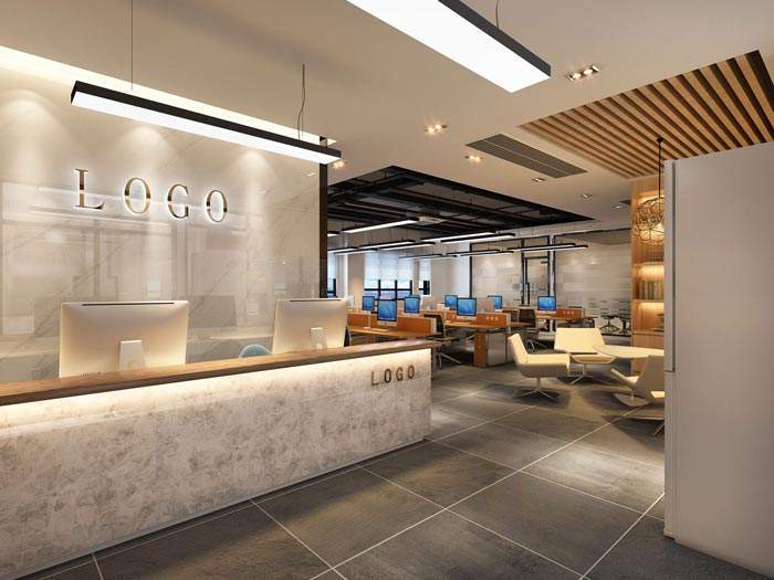 公司前台背景墙该怎么去设计?