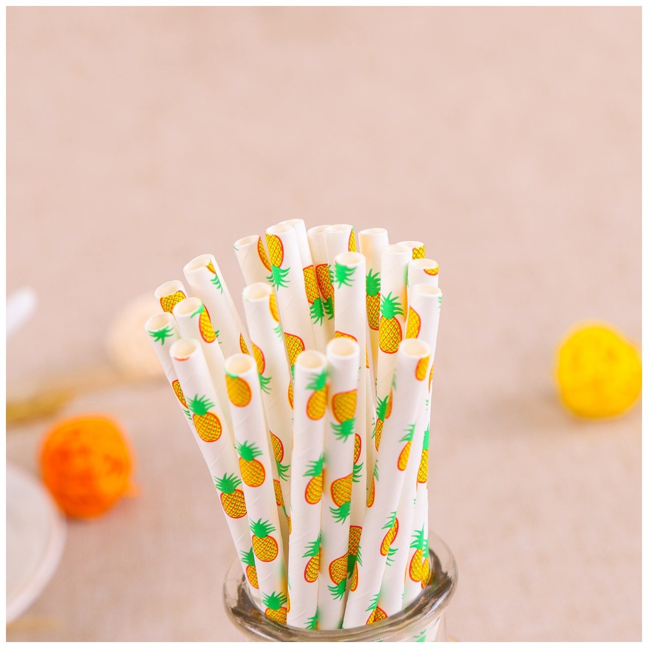 条纹纸吸管可降解环保 一次性吸管咖啡奶茶纸质吸管 创意定制