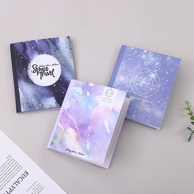 6折72603 九骊文具 svtk-7038 仰望星空手账便利贴组合套装 便签