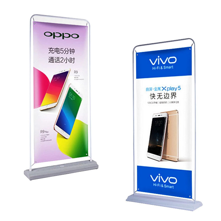 铁门型架80x180高清写真pvc海报户外广告牌展架注水门型展架批发