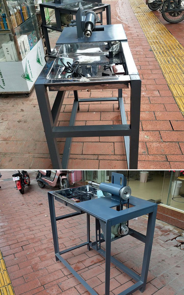 玉石翡翠切割打磨去皮抛光机车珠机小型家用玉雕多功能加厚料横机