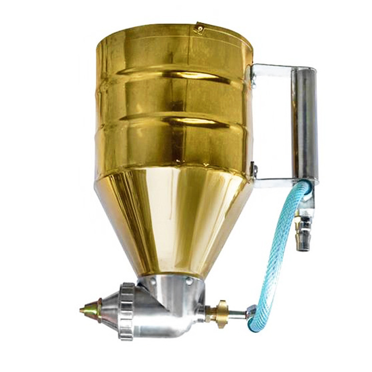 石头漆喷枪 可调 铜弹涂枪 建筑外墙涂料枪 硅藻泥腻子大口径喷枪-阿