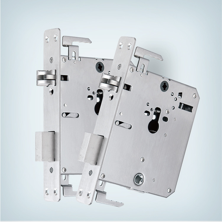 适用王力防盗门专用指纹锁锁体 双活双快6568全不锈钢智能锁锁体