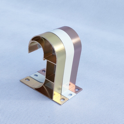 单杆顶装支架罗马杆支架座窗帘支架铝合金安装码支架底座厂家直销