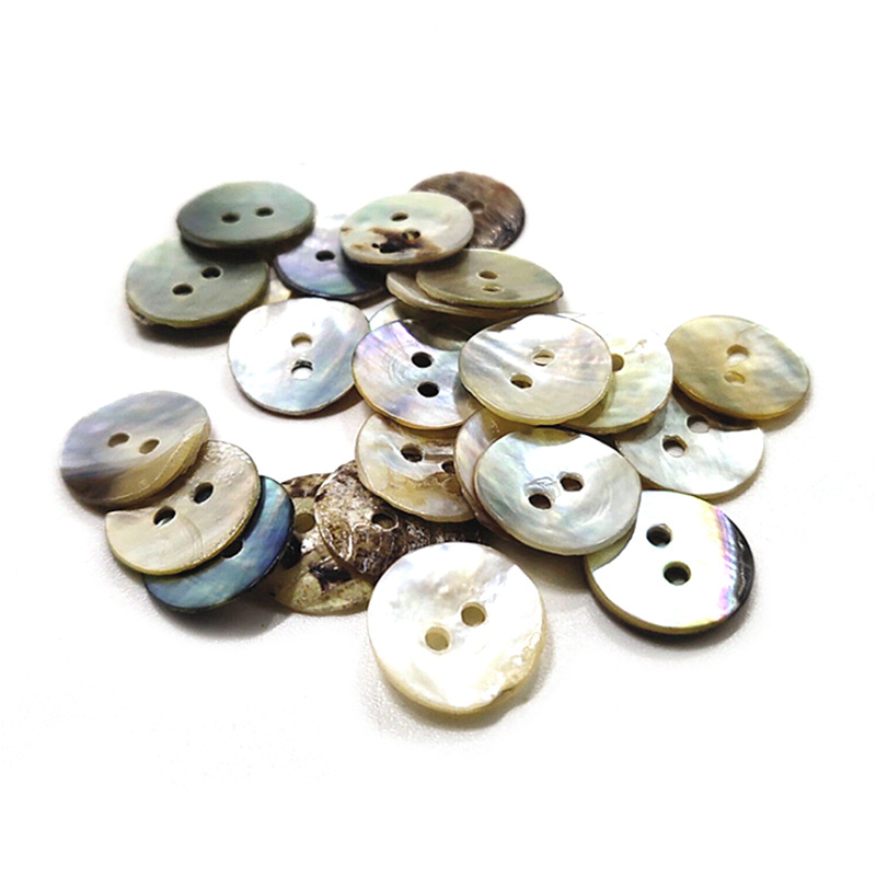 现货批发贝壳扣马氏贝两眼纽扣扣子 衬衫钮扣针织童装装饰时尚