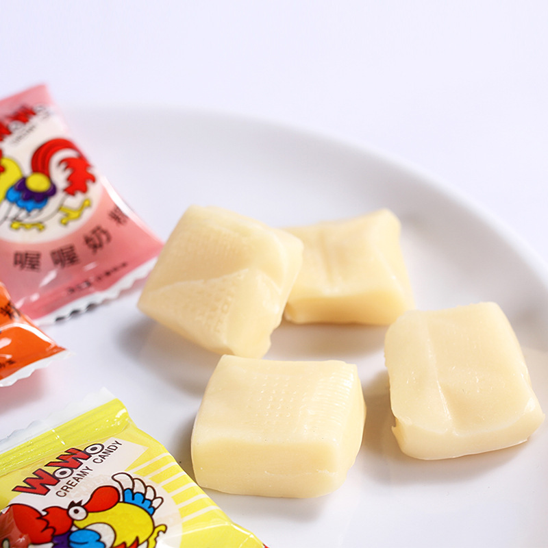 wowo喔喔奶糖正宗500g散称儿时怀旧网红零食年货圣诞结婚庆喜糖果