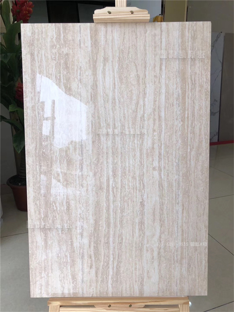 灰木纹600*900意大利木纹大理石罗马洞石客厅过道地砖 背景墙砖