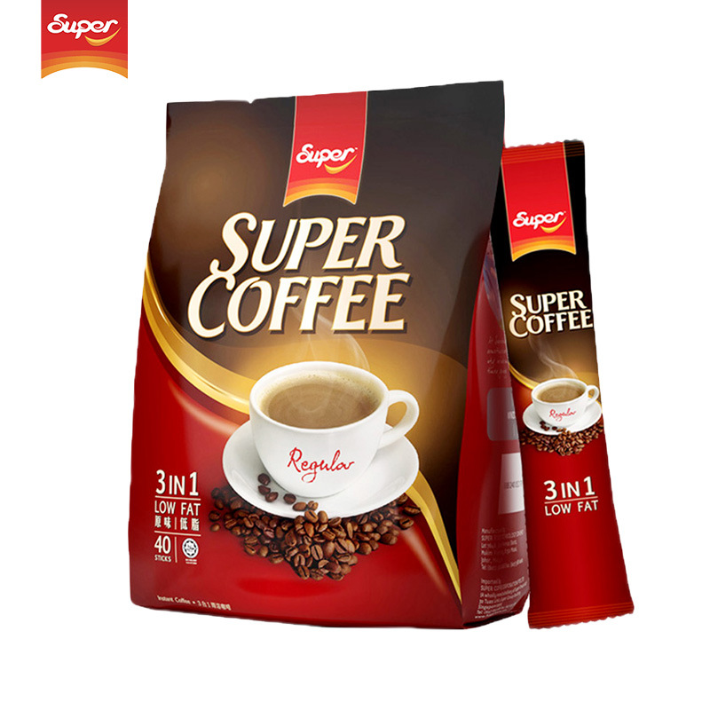 马来西亚进口super超级咖啡原味低脂3合1速溶咖啡800g提神黑咖啡 25.