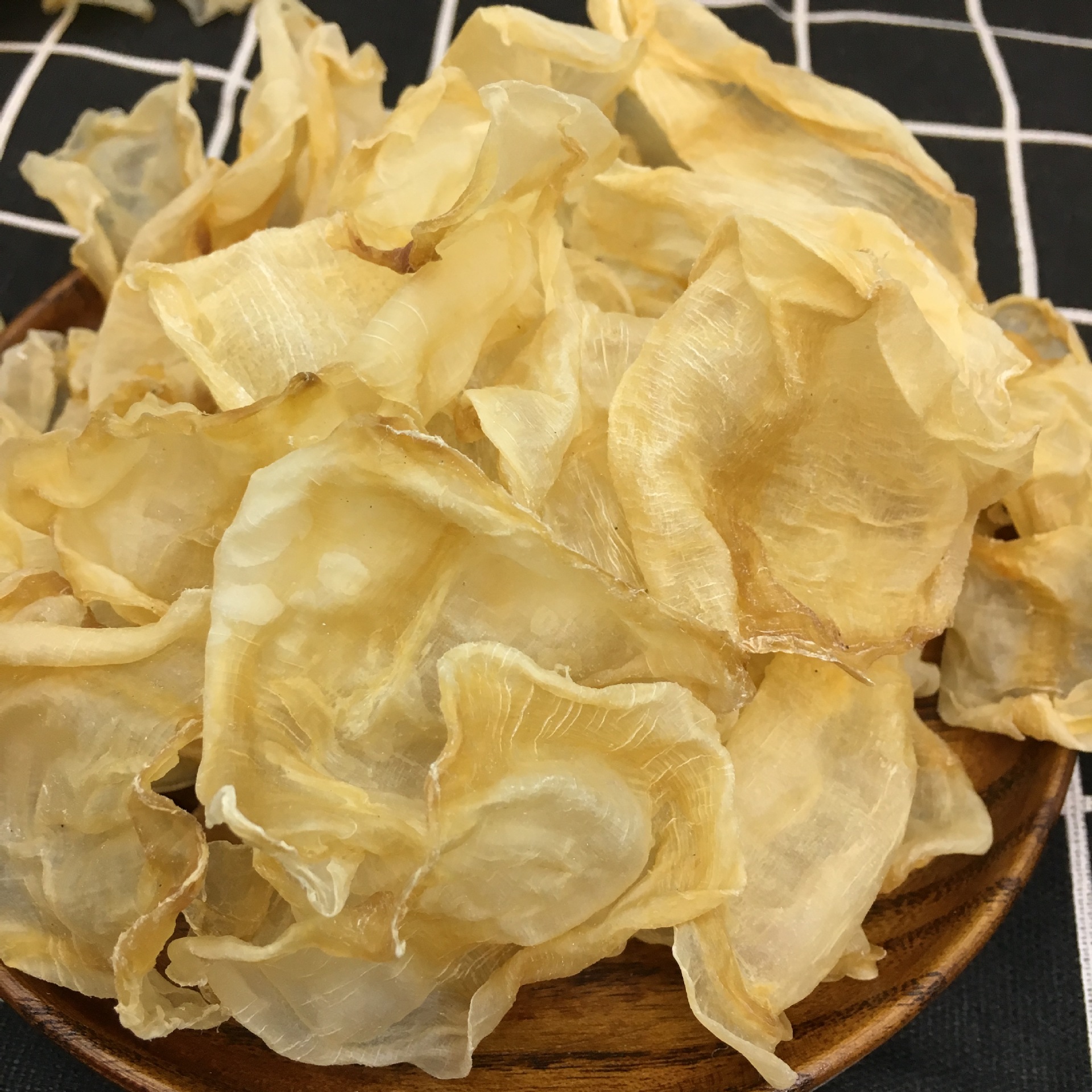 批发渠道深海天然野生红鱼胶花胶鱼肚 红鱼胶 红鱼肚 干贷500g