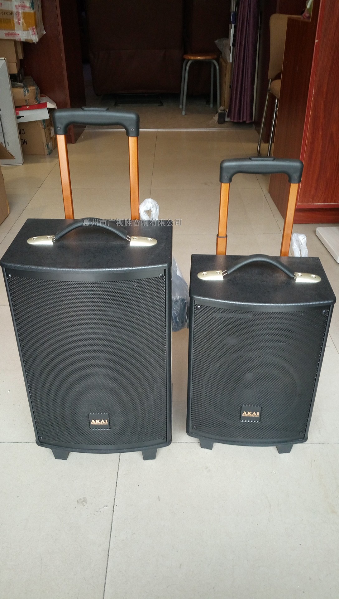 雅佳ad1-08 10 户外移动拉杆音箱 广场舞音响 教学宣传用扩音机