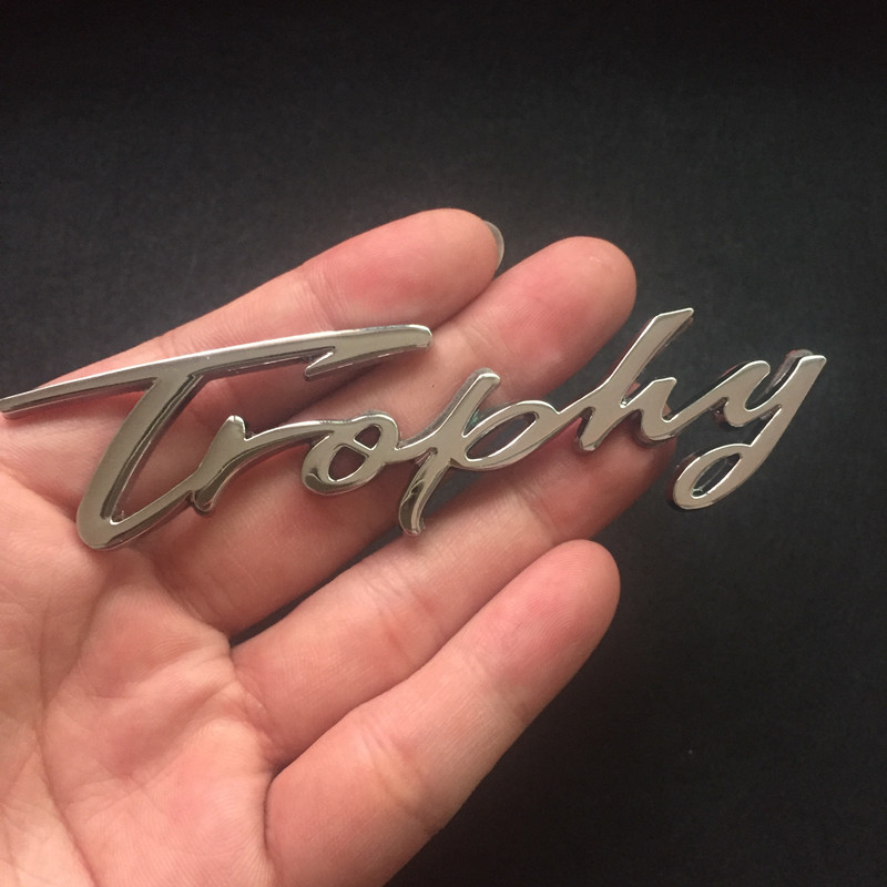 适用于新名爵6车贴mg6纪念版英文标trophy车标mg6车贴侧标装饰贴