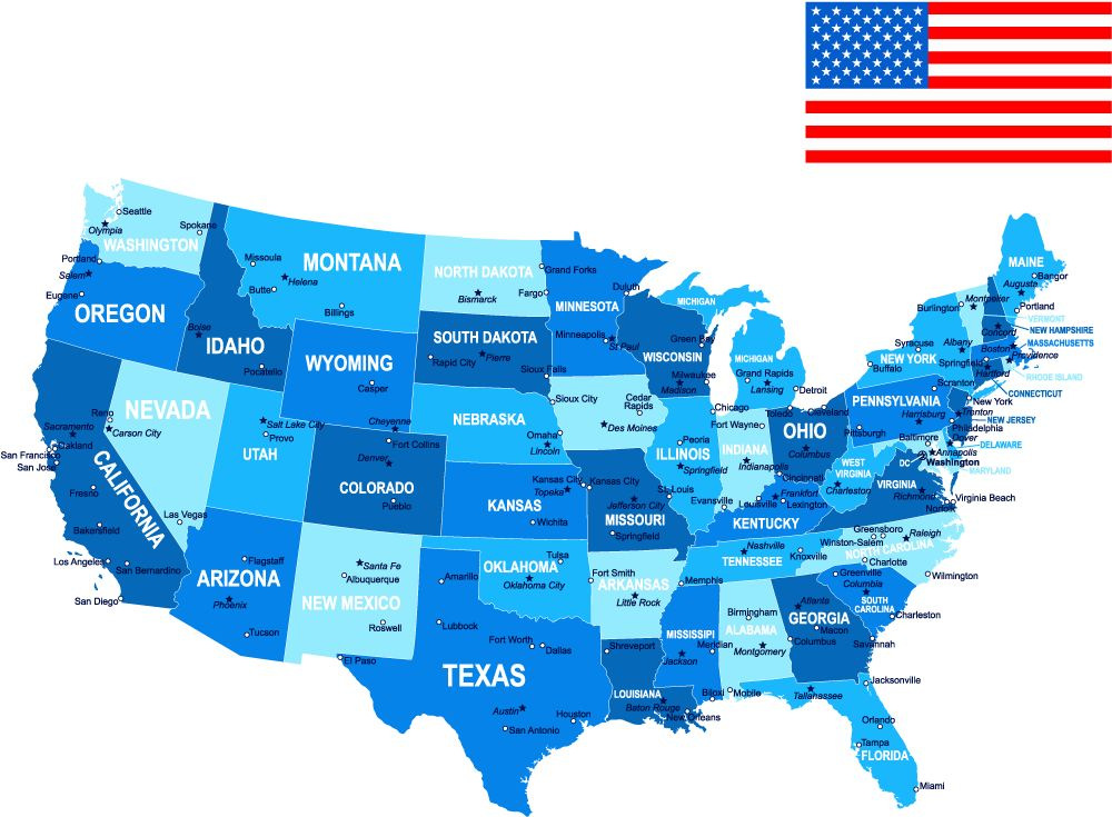 速卖通美国地图项链简约设计国家地形图钛钢18k镀金ins女士锁骨链