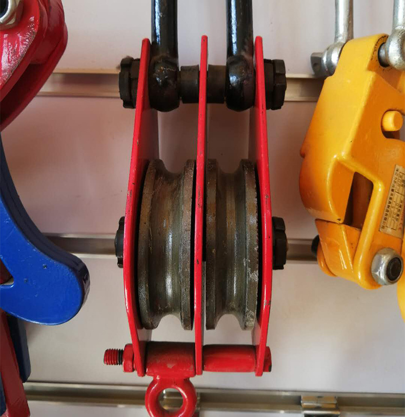 厂家直销起重国标轴承单轮双轮滑轮滑车微型小滑车动滑轮组起重环