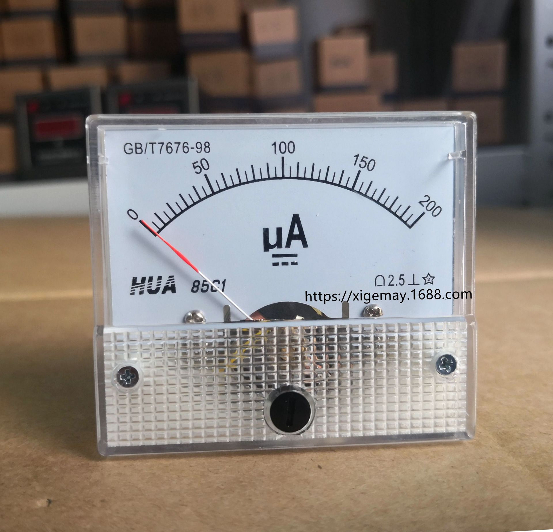 85c1型指针直流电流表dc0-50ua 100ua 200ua 300ua 500ua微安表头