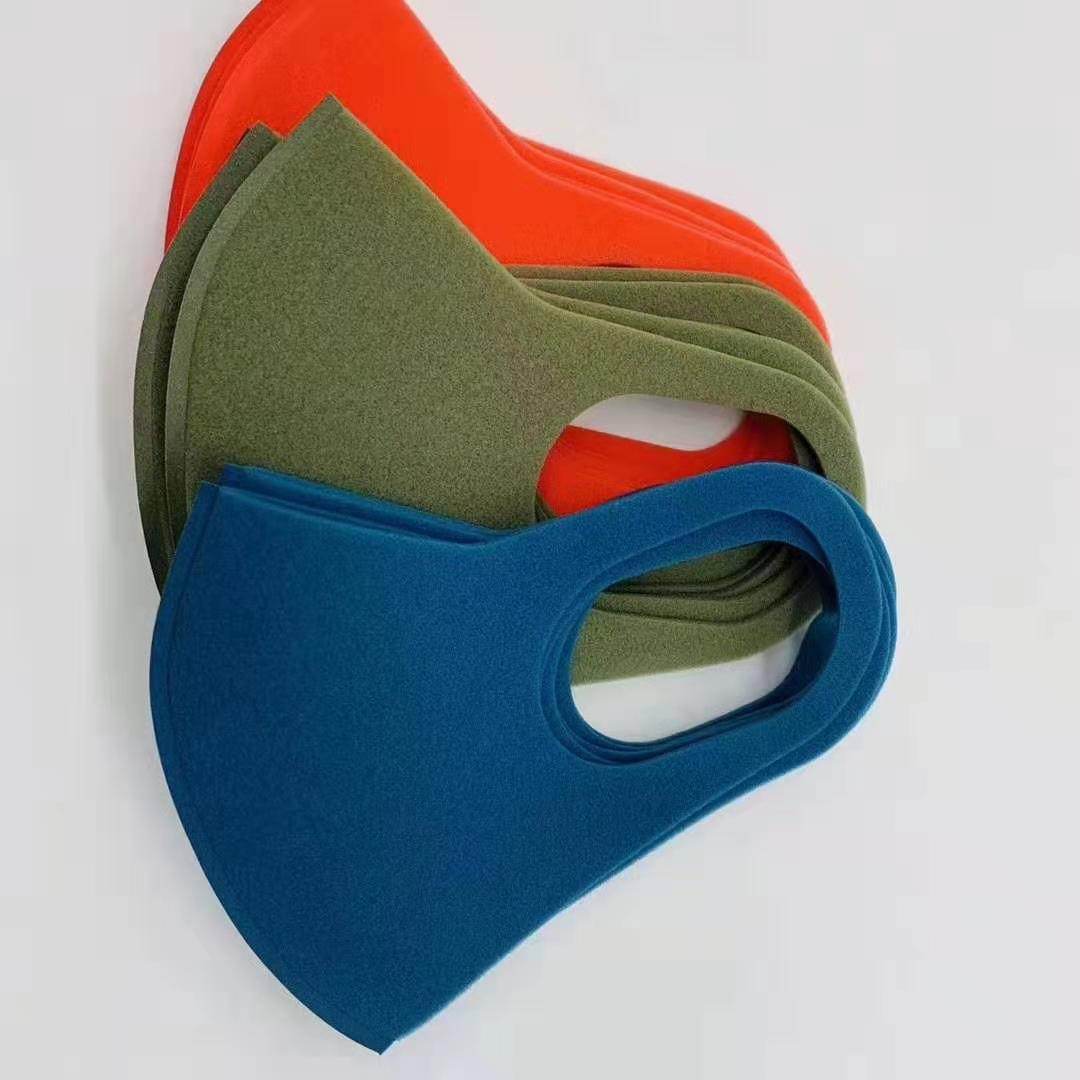 日本同款黑色聚氨酯海绵口罩鹿晗同款防雾无异味防粉尘防花粉口罩