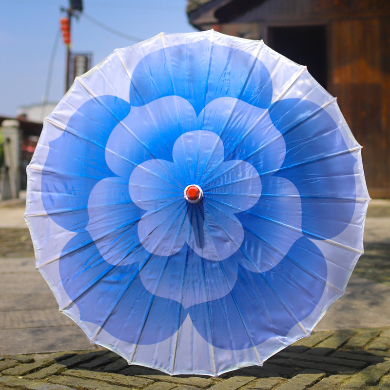 茉莉花舞蹈伞演出道具伞吊顶装饰伞造型伞中国风油纸伞绸布防小雨