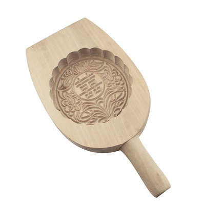 大号木质月饼模具做南瓜饼面食蒸花样卡通包子馒头的烘焙活动家用