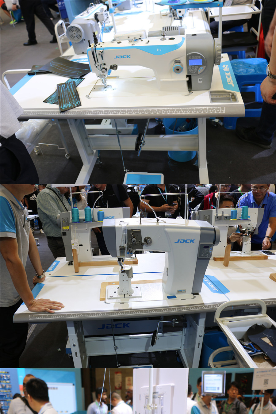 jack/杰克e4 机电一体高速包缝机四线拷边机工业电动锁边机包邮整