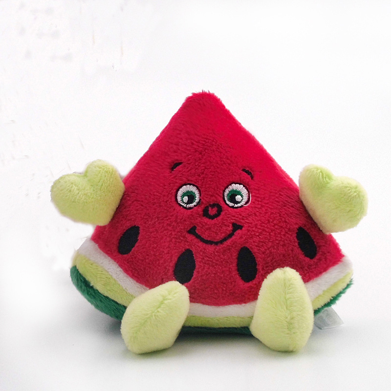 水果毛绒玩具西瓜布艺玩偶小学生早教道具摆件儿童沙包工厂定做