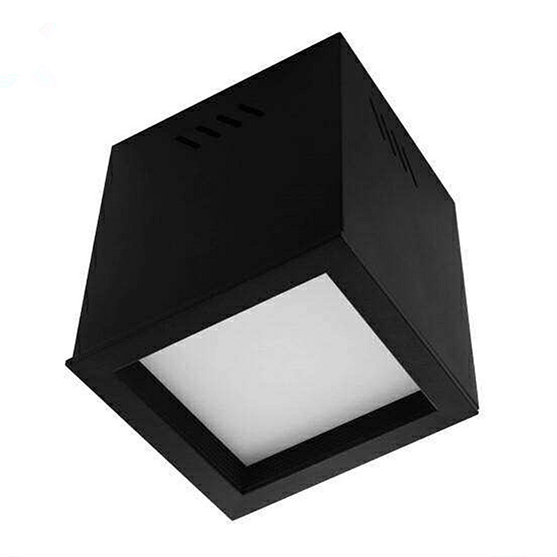 新款led明装筒灯方形方杯防眩防雾3.5寸4寸5寸方柱灯贴片明装筒灯