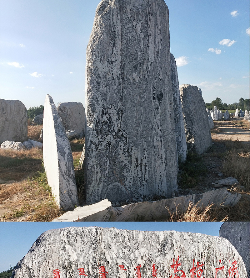 景观石大型风景石刻字自然石头村口雪浪石园林别墅装饰造景摆件