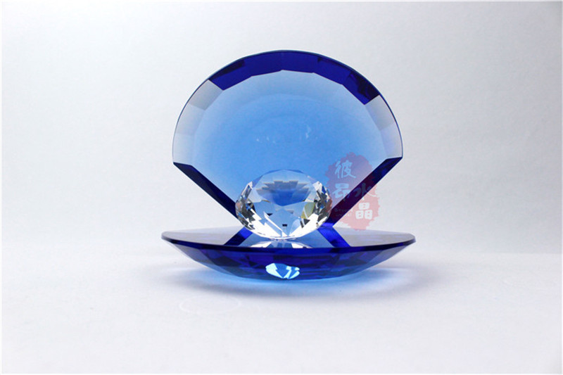 婚庆礼品 水晶贝壳钻石河蚌摆件礼品 新婚新房摆件 送男女朋友