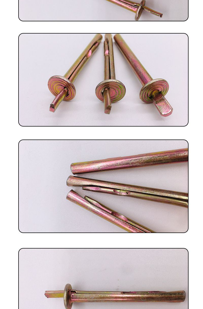 厂家直销插片壁虎螺丝六角螺栓 墙面固定膨胀螺丝 标准紧固件