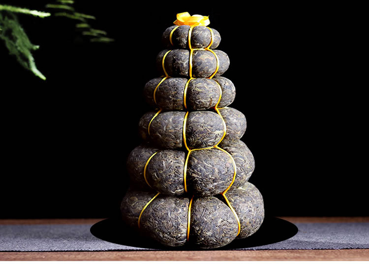 云南瓜茶普洱茶生茶勐海金瓜塔茶易武贡茶3公斤6层工艺摆件3000g