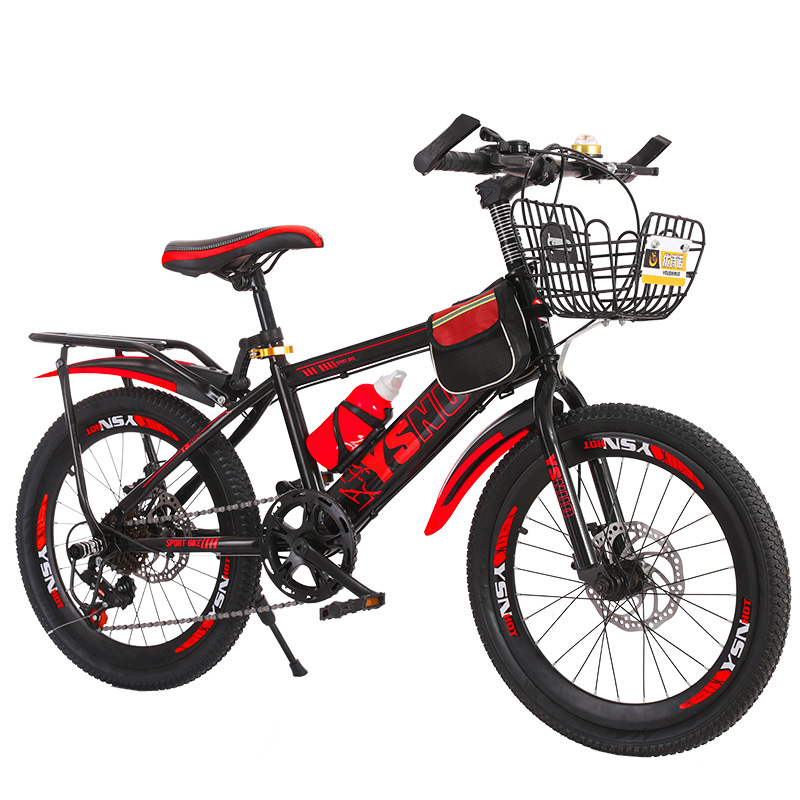 Children's Mountain Bike Boys and Girls 6-13 Years Old Primary School Students Teenagers 182022-Inch Variable Speed Disc Brake Bicycle