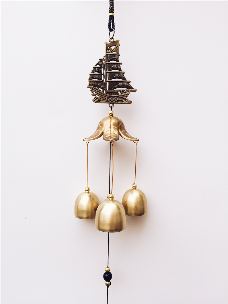 旅游区金属铜风铃挂饰门饰合金铃铛风水镇宅招财店铺用门铃挂件