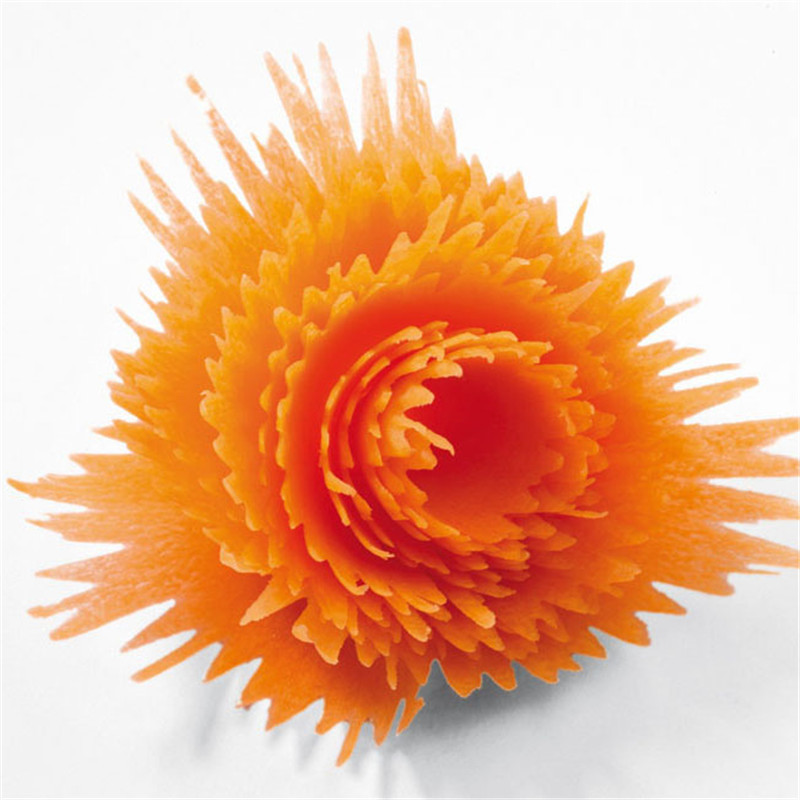 胡萝卜卷花神器 蔬菜瓜果螺旋雕花器蔬菜削皮器雕花刀切花器aa041