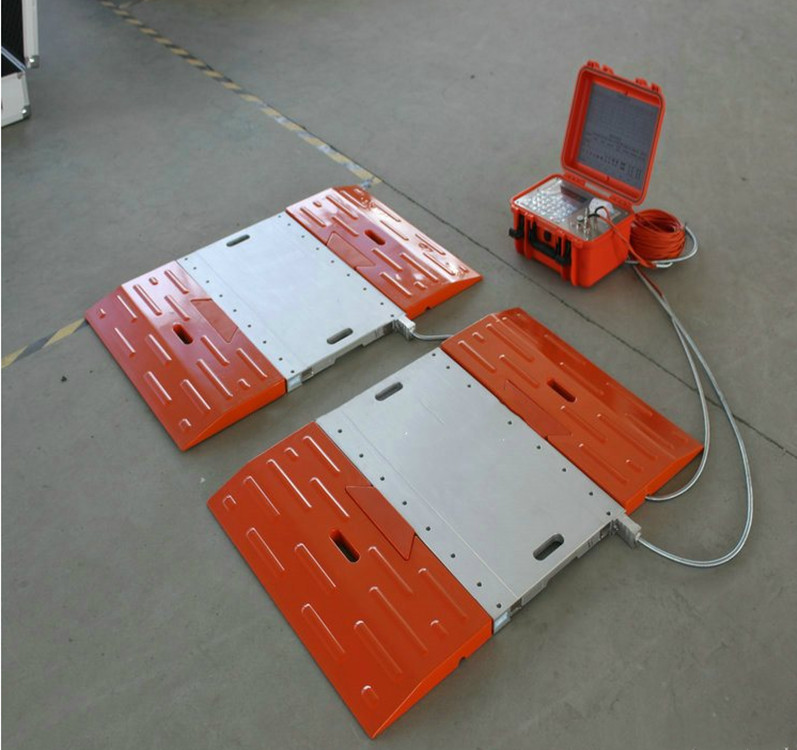 移动型30t地磅 无线电子轴重仪 50吨动态过磅秤 便携式轮荷仪厂家