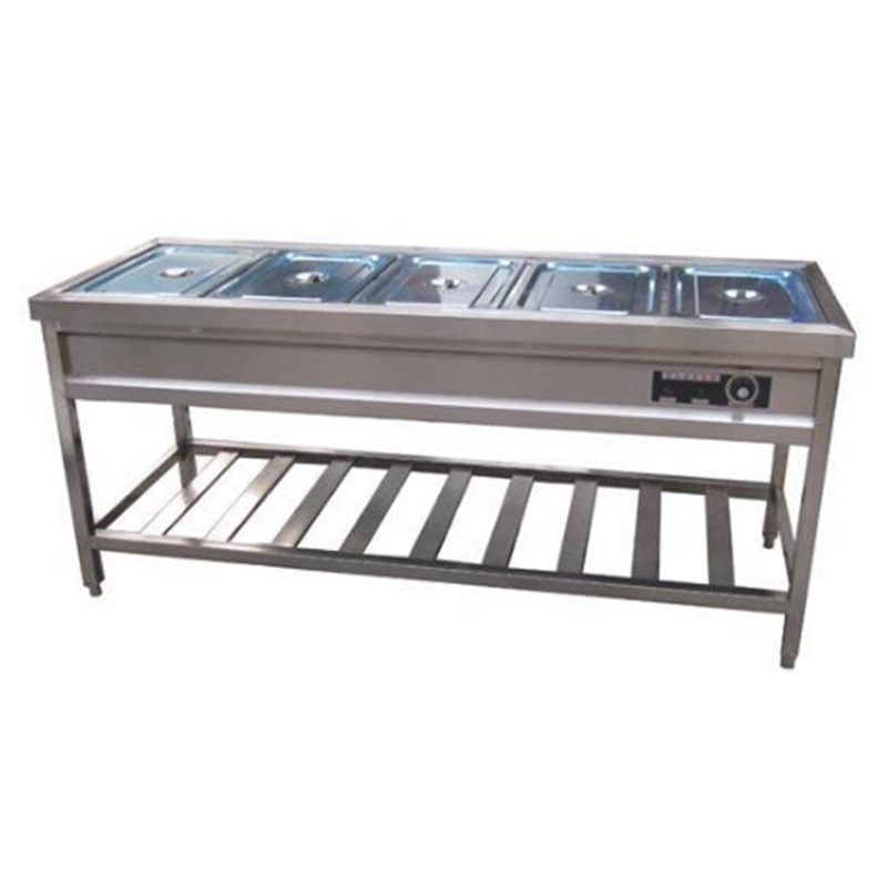 餐饮后厨酒店厨房专用保温系列产品 五格保温台 暖饭暖汤车直销