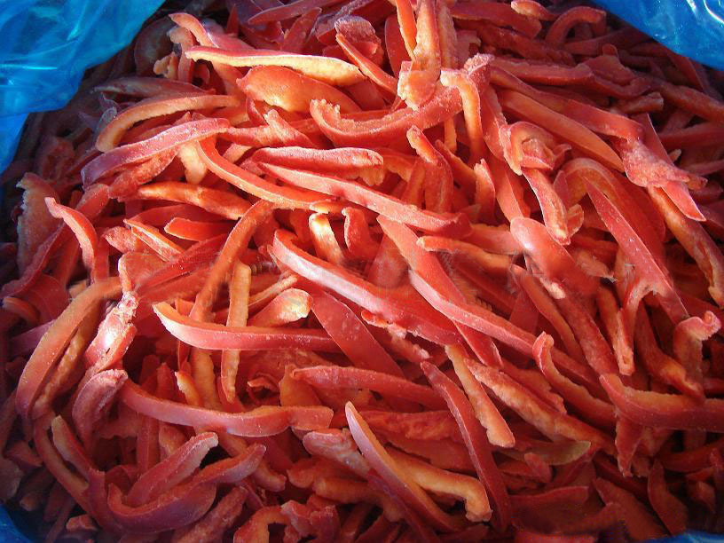 供应速冻红椒丝 红椒丁 混合椒 辣椒 可出口