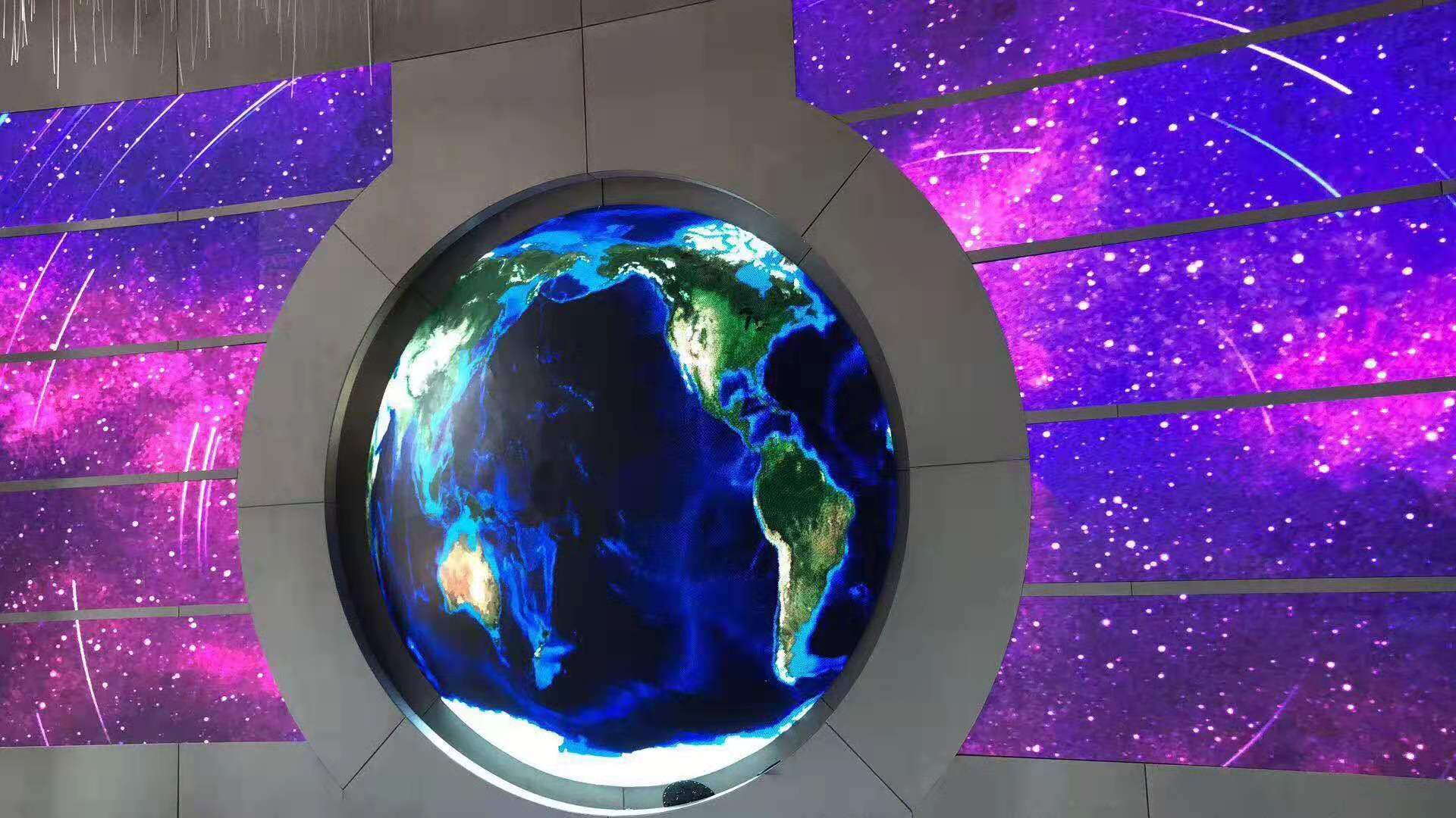 p3led全彩球屏直径2米球形led屏