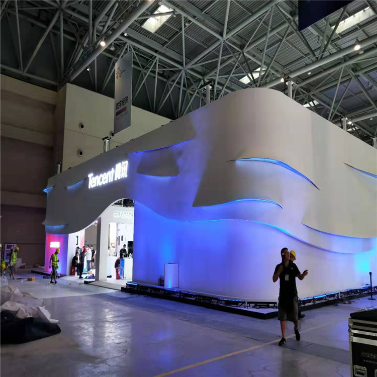 展位方案设计喷绘布木质特装展会制作搭建支持定制多尺寸可选