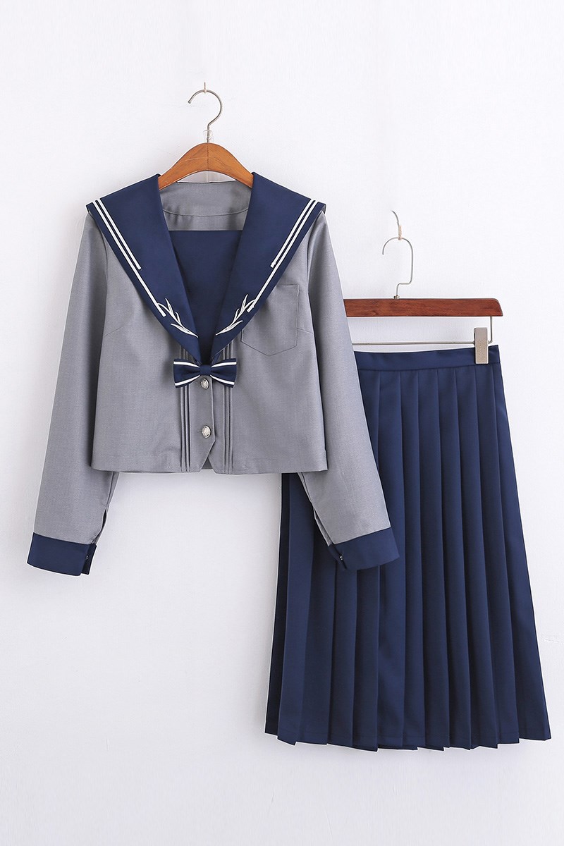 jk制服裙女 日本正统可爱写真水手服日系软妹校服班服学院风套装