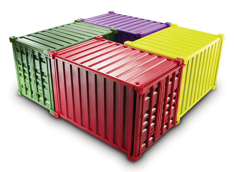 原创集装箱塑胶礼品盒糖果食品包装盒货柜模型文具玩具发饰收纳盒