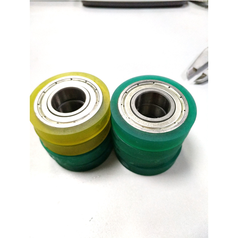 厂家供应 轴承外包胶轮 轴承更耐用耐磨 轴承包胶 包胶轴承加工