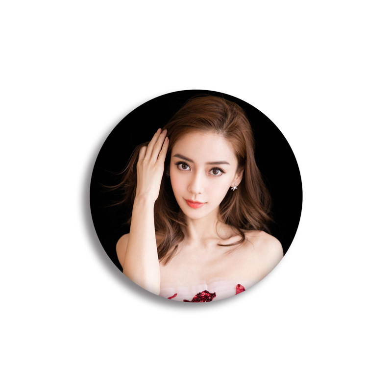 angelababy杨颖同款明星周边徽章 时尚胸章胸针挂件 晓明也喜欢