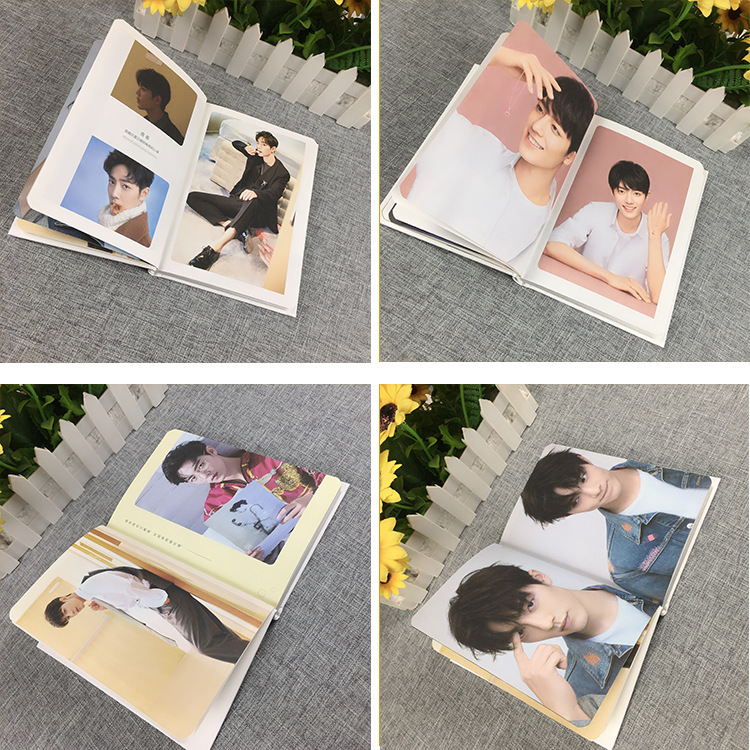 王俊凯手账本 硬壳精装200页 明星记事本 明星手账本笔记本批发