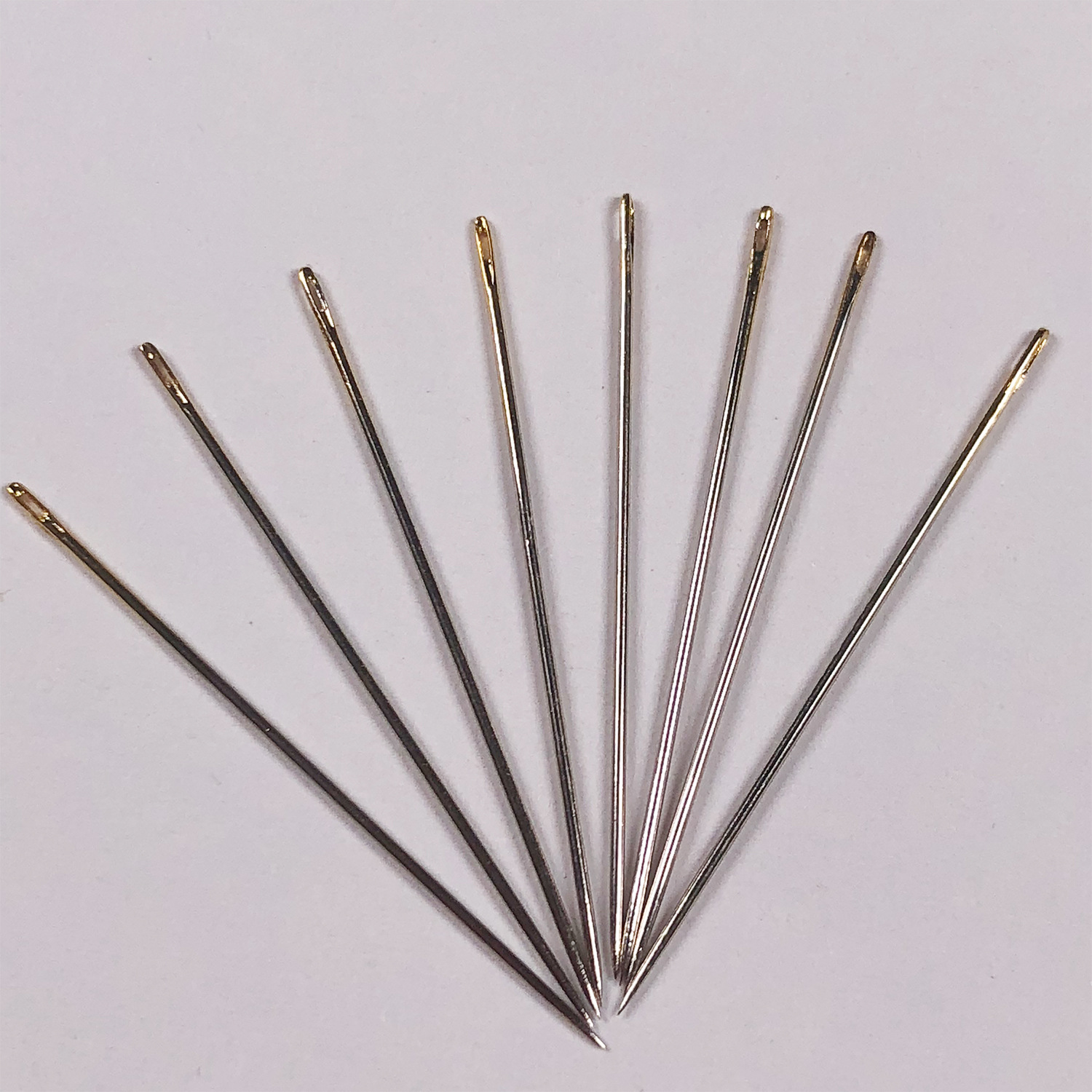 厂家直销 30枚l黑色金尾针 手缝金尾针盘 绣花针刺绣针 diy缝衣针
