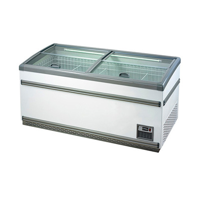 批发冰柜 冷冻超市商用展示柜 海鲜低温组合岛柜冷藏冷冻冰柜冷柜