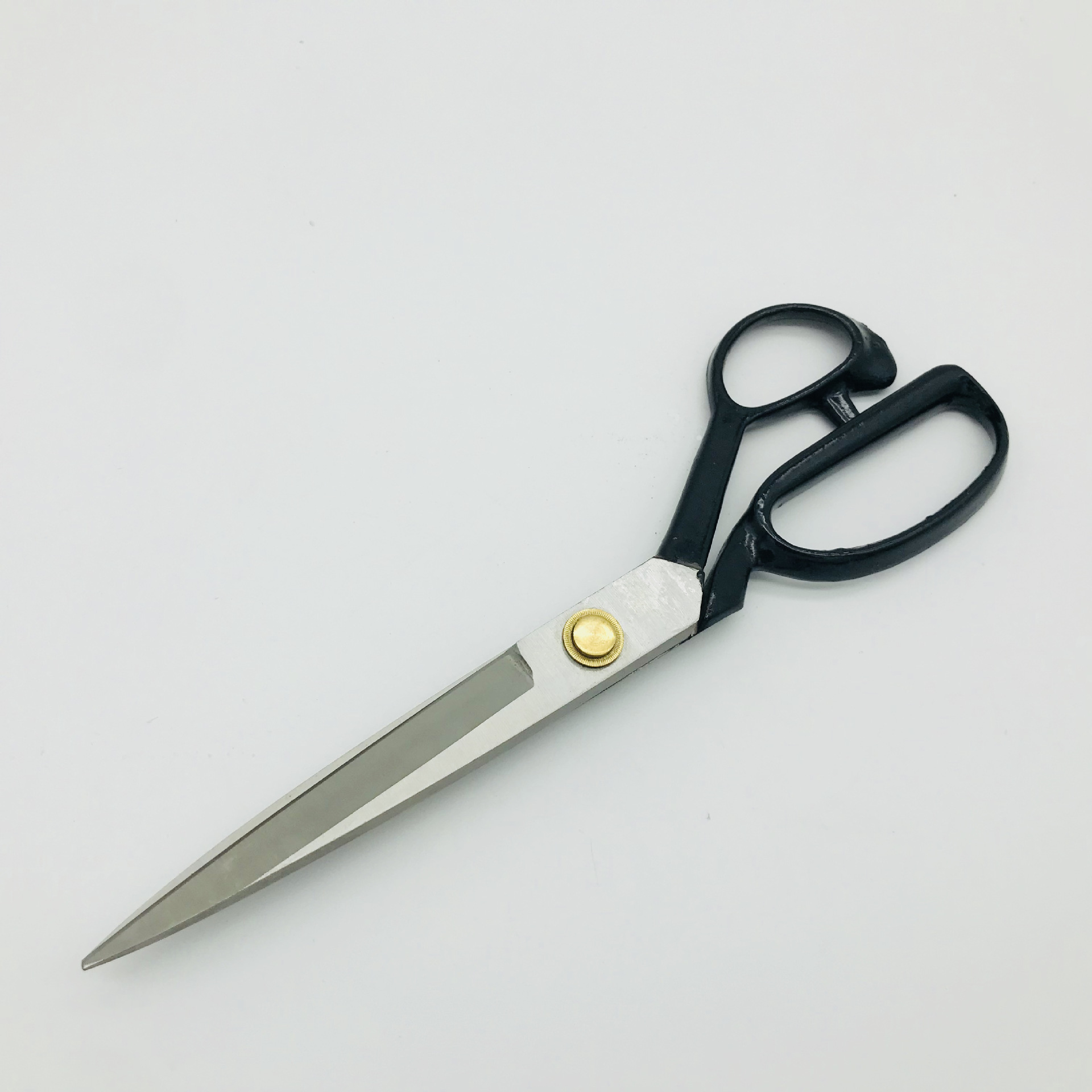 厂家直销高档裁缝剪刀 铁手柄裁缝剪刀 高档铸服装佐料大裁缝剪